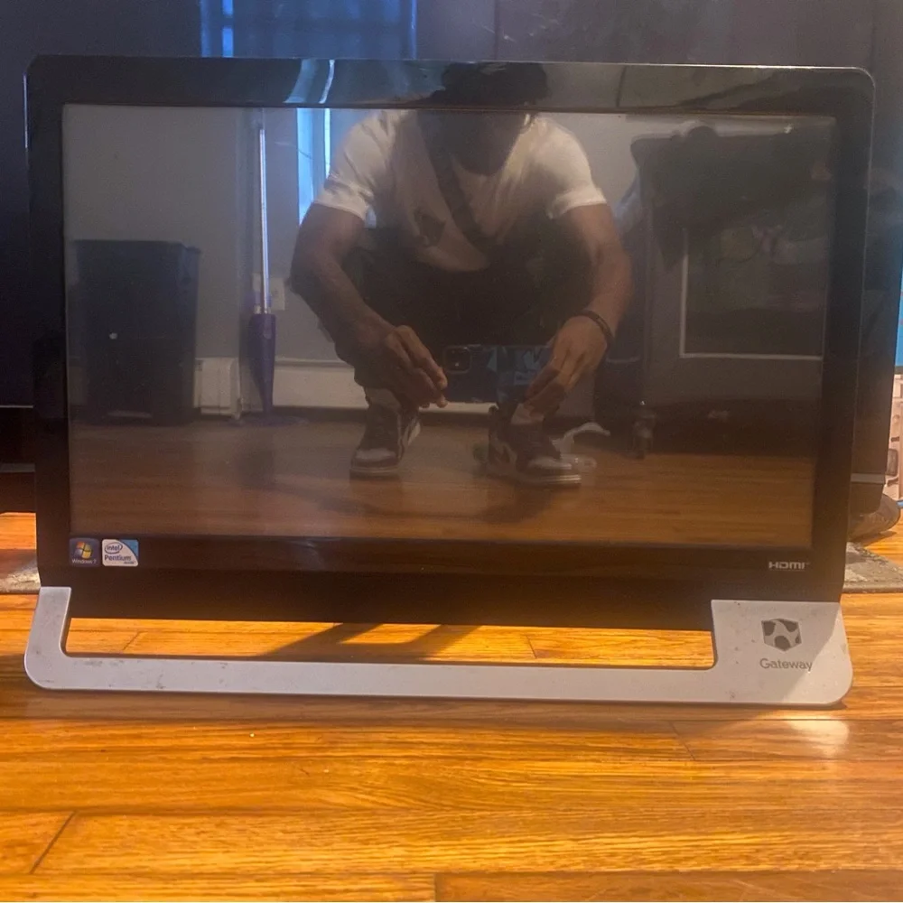 HP Laptop with Black and Silver Design